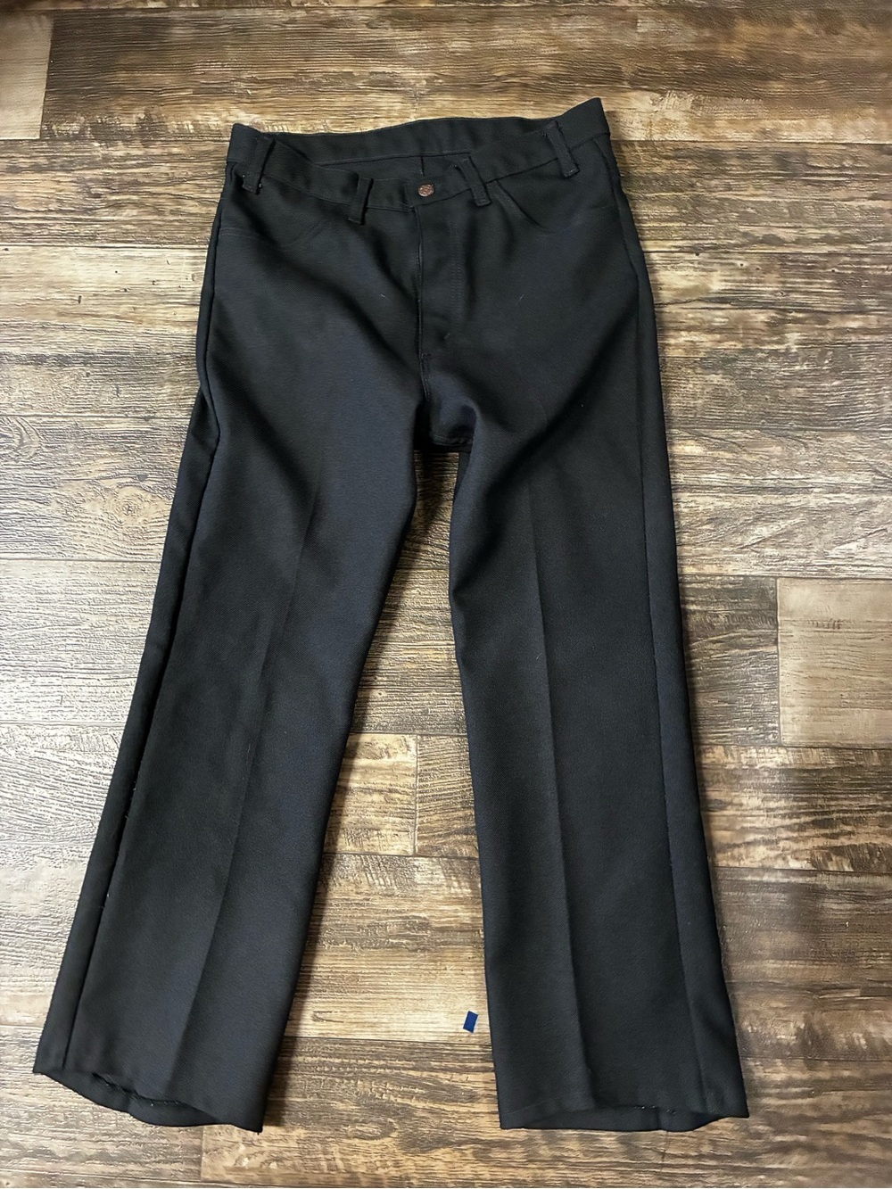 Levi's Black Straight-Leg Dress Pants Size Small